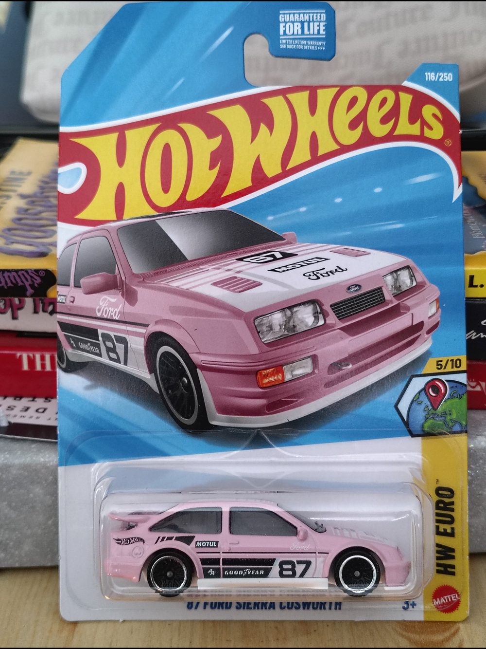 Hot Wheels 87 Ford Sierra Cosworth Die-Cast Car